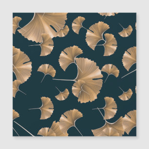 Tropical ginko handflatan löv, Hawaiian mönster.