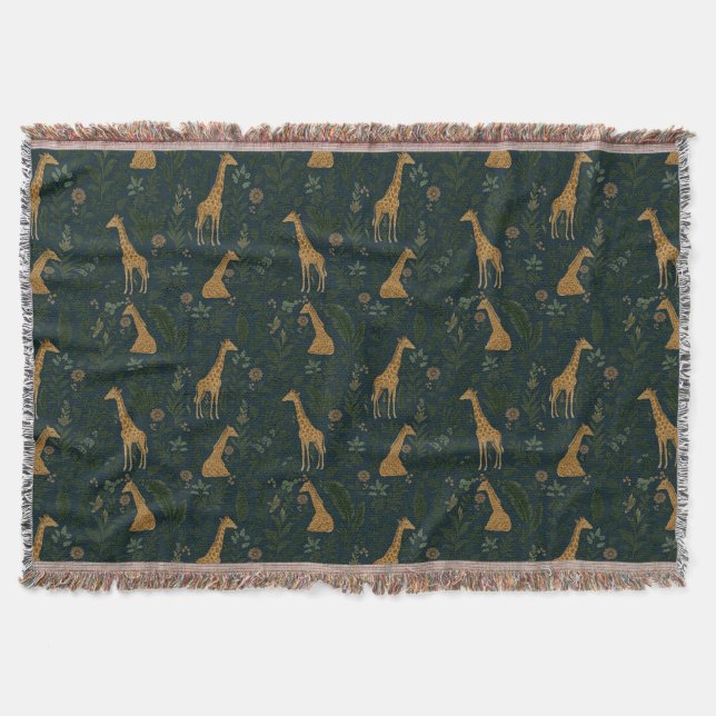 Tropical Giraffe Hangout Filt (Framsidan)