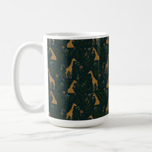 Tropical Giraffe Hangout Kaffemugg (Vänster)