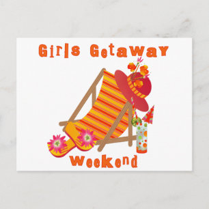Tropical Girls Getaway Helg Vykort