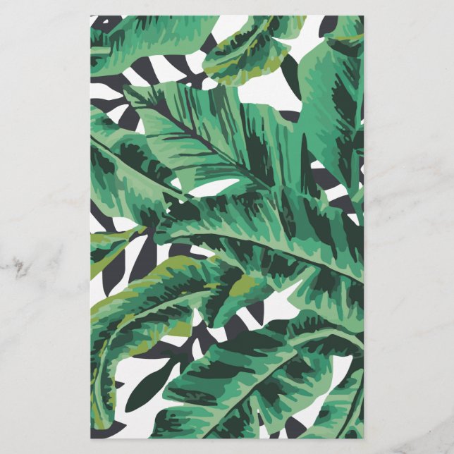 Tropical Glam Banana Löv Mönster (Framsida)