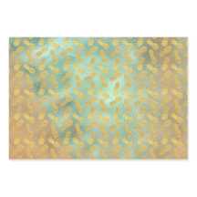 Tropical Glam Guld Aqua Glitz Pineapples