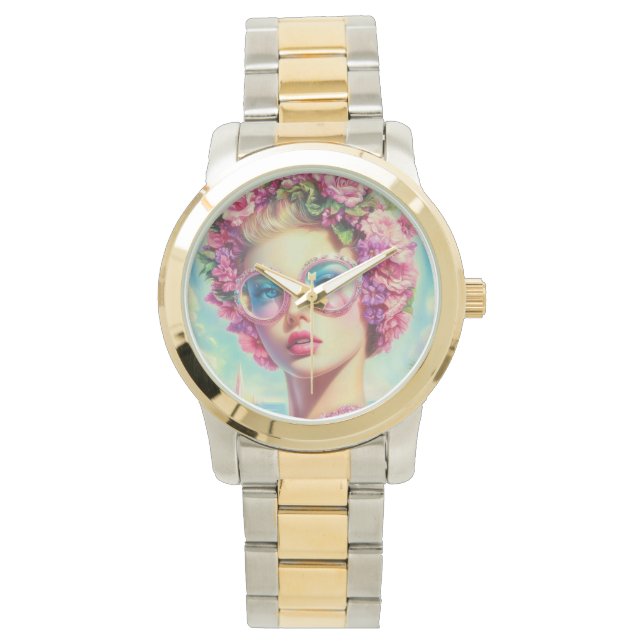Tropical Glamor Queen Armbandsur (Framsida)
