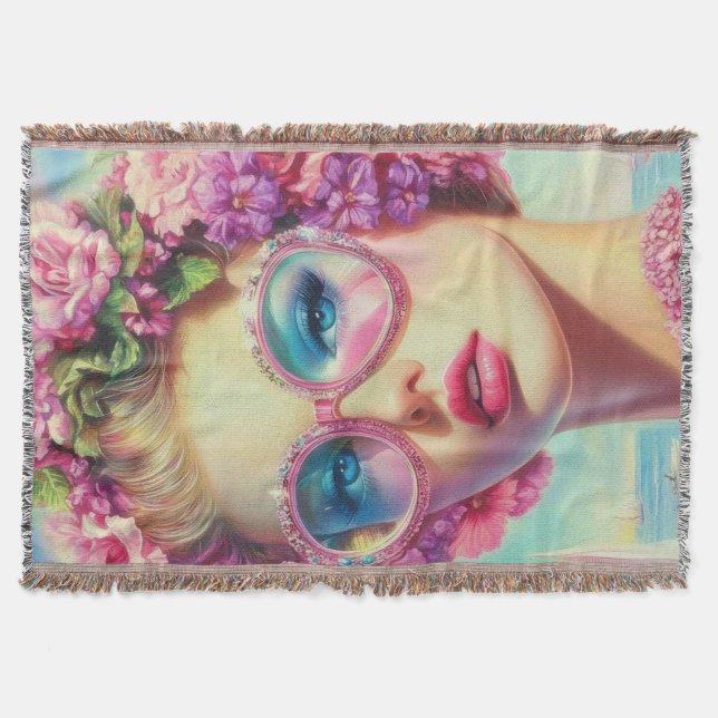 Tropical Glamor Queen Filt (Framsidan)