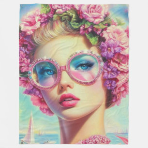 Tropical Glamor Queen Fleecefilt