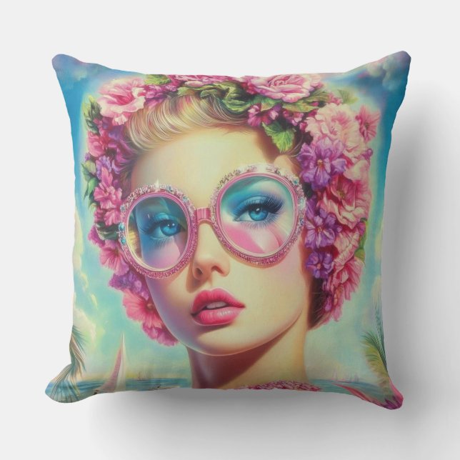 Tropical Glamor Queen Kudde (Framsida)