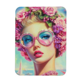 Tropical Glamor Queen Magnet