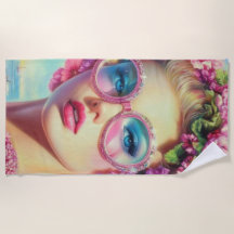 Tropical Glamor Queen Sticker