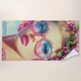 Tropical Glamor Queen Sticker