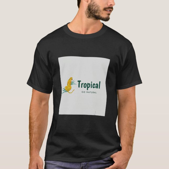 Tropical Go Natural T Shirt (Framsida)
