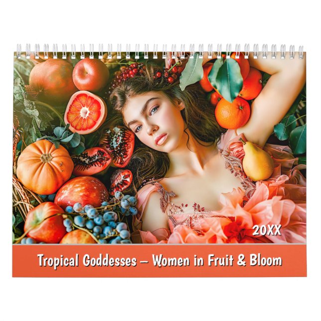 Tropical Goddesses – Women in Fruit & Bloom Kalender (Omslag)