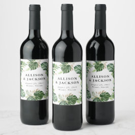 Tropical Gold | Personlig Vinflaska Etikett