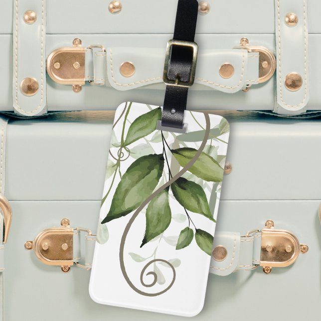 Tropical Greenery Bagagebricka (Skapare uppladdad)