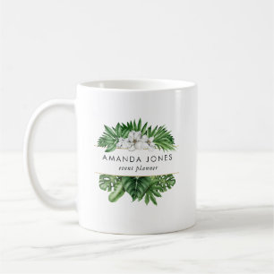 Tropical Greenery Foliage Kaffemugg