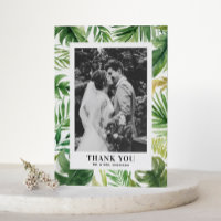 Tropical Greenery Ram Photo Bröllop Tack