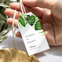 Tropical Greenery Wedding Monstera Leaves Elegant