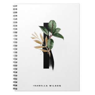 Tropical Grey Brev I Monogram Personlig Anteckningsbok
