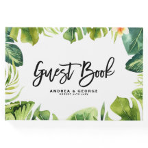 Tropical Grey och Plumeria Ram Bröllop I