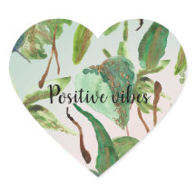 Tropical Guld Grönt Löv