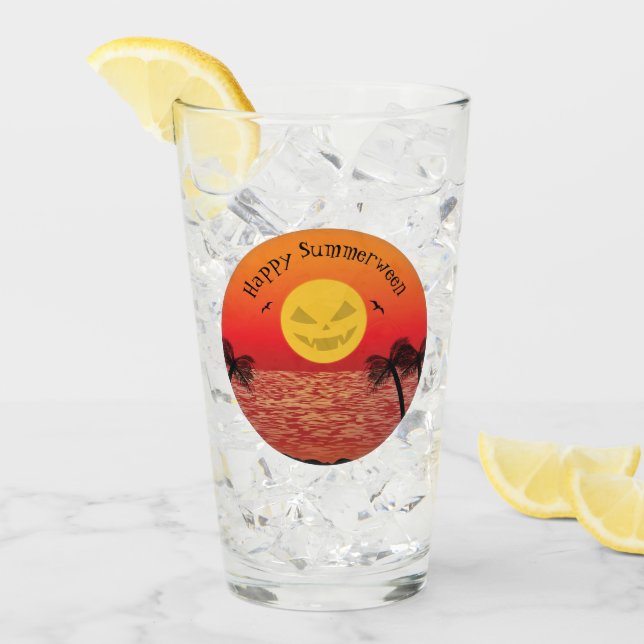 Tropical Halloween Glaskopp (Framsida Ice)