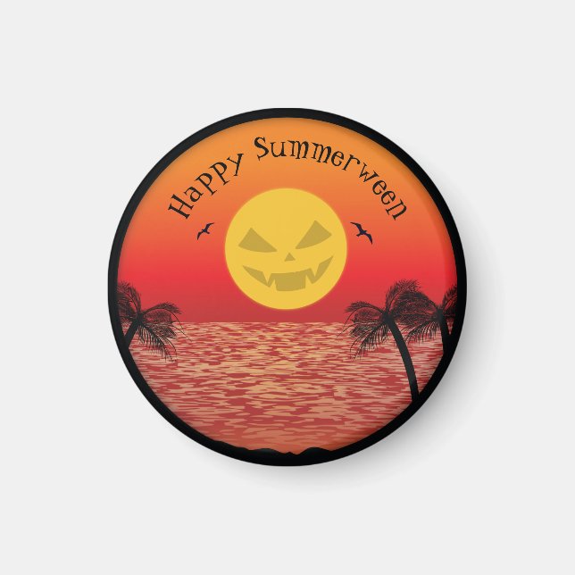 Tropical Halloween Magnet (Framsidan)