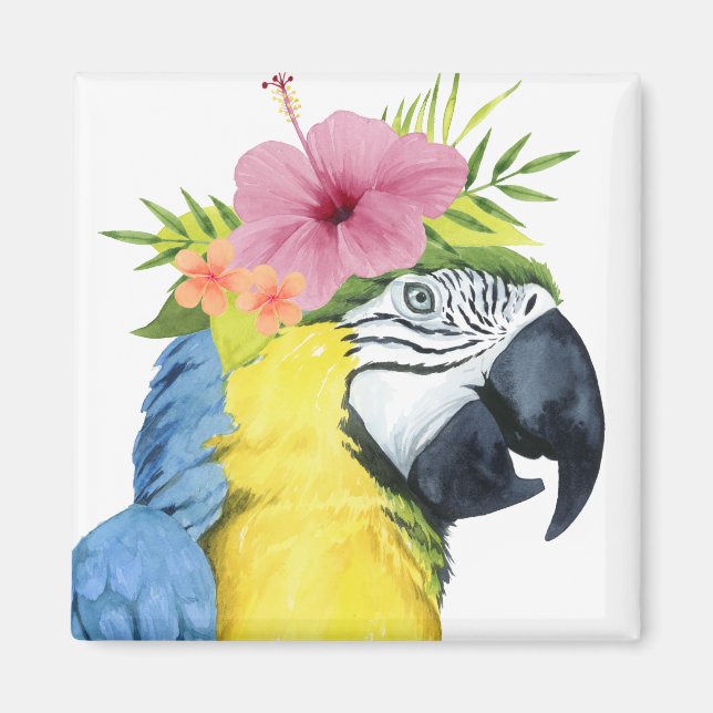 Tropical Halo - Parrot Magnet (Framsidan)