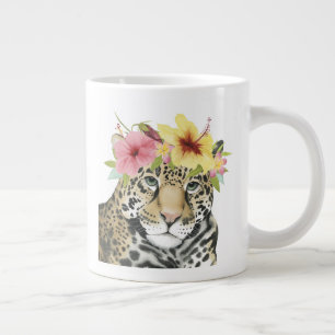 Tropical Halo   Sweet Cheetah Jumbo Mugg