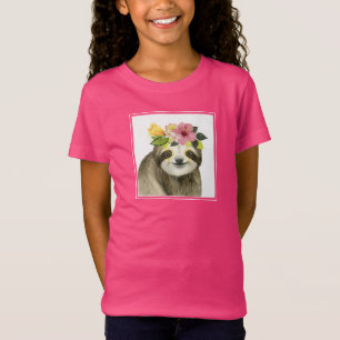 Tropical Halo   Sweet Sloth T Shirt