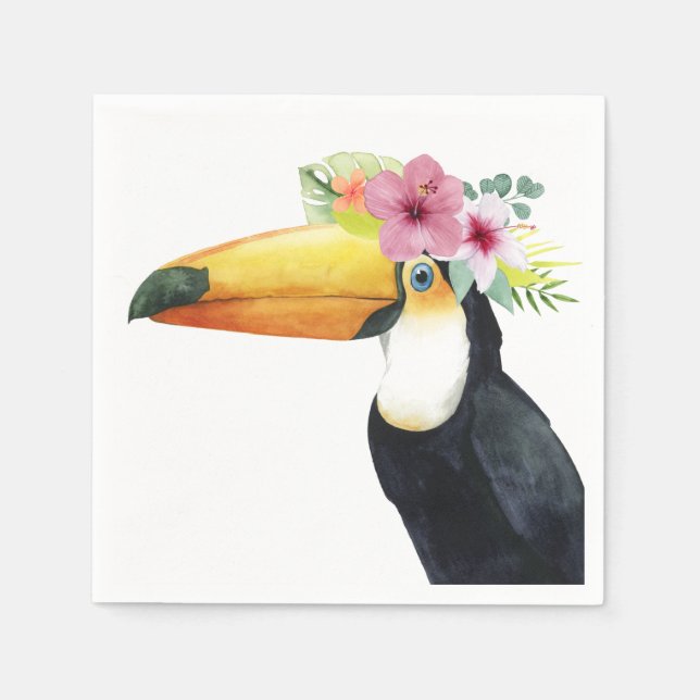Tropical Halo - Toucan Pappersservett (Framsidan)