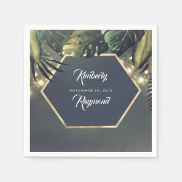 Tropical Handflatan Beach Pappersservett