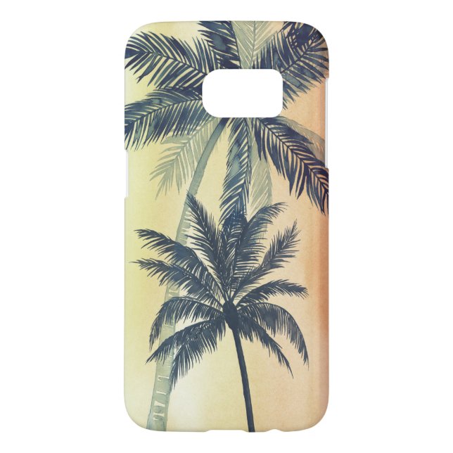 Tropical Handflatan Löv Case-Mate Samsung Galaxy Skal (Baksidan)