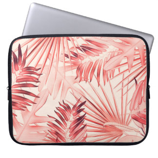 Tropical Handflatan Löv, Hawaii Snyggt Mönster. Laptop Fodral