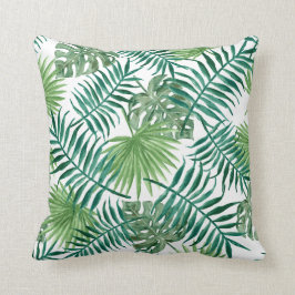Tropical Handflatan Löv Kudde