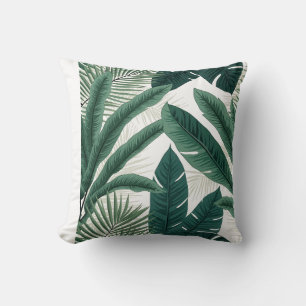 Tropical Handflatan Löv Kudde
