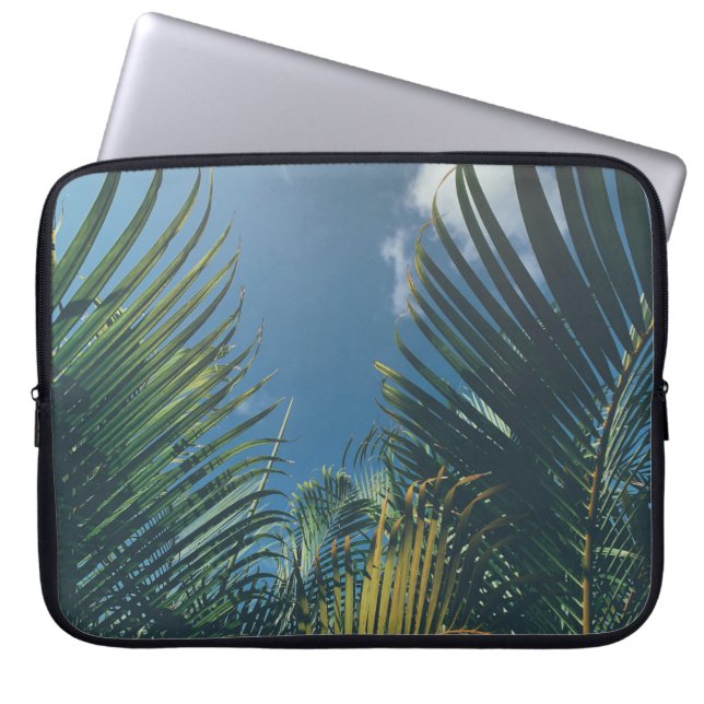 TROPICAL HANDFLATAN LÖV LAPTOP FODRAL (Framsidan)