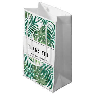 Tropical Handflatan Lövs Tack Beauty Salon White