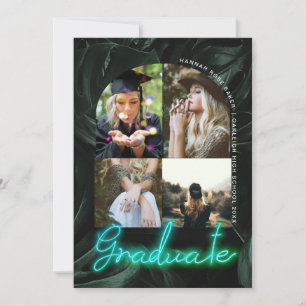 Tropical Handflatan Neon Arched Studenten 4 Phot Meddelande