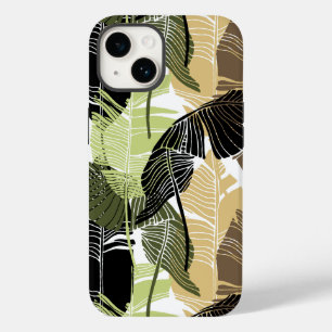 Tropical Handflatan Print iPhone 14 Fodral