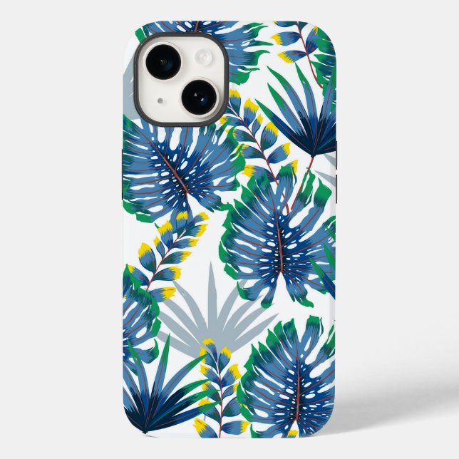 Tropical Handflatan Print iPhone 14 Fodral (Baksida)