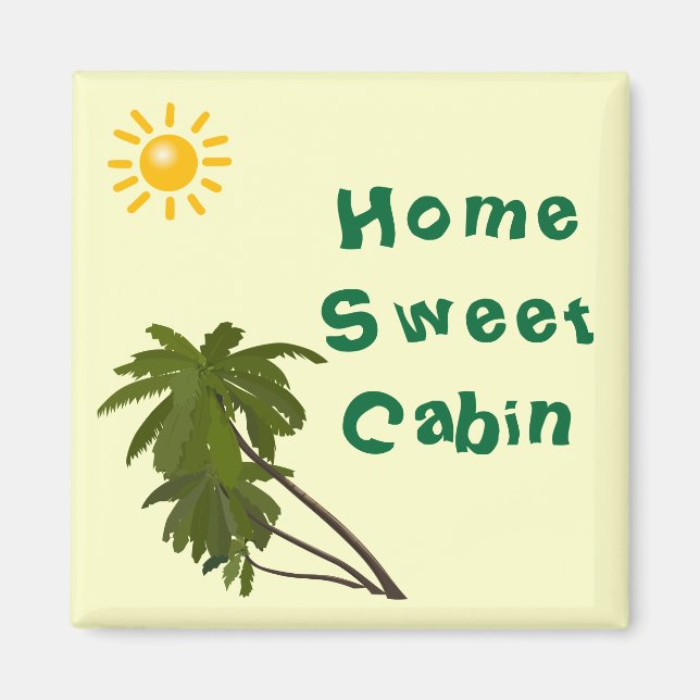 Tropical Handflatan Stateroom Door Marker Magnet (Framsidan)