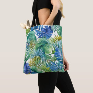 Tropical Handflatan Tote Bag Tygkasse