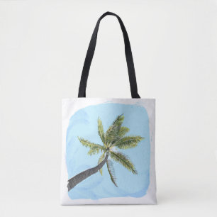 Tropical Handflatan Tote Tygkasse