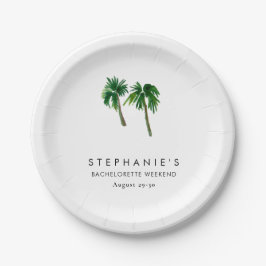 Tropical Handflatan Träd Bachelorette
