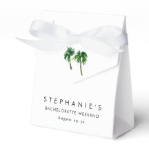 Tropical Handflatan Träd Bachelorette