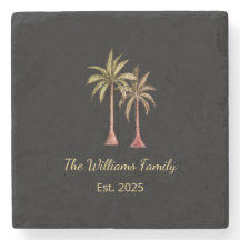 Tropical Handflatan Träd Beach Family Black