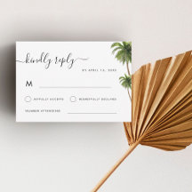 Tropical Handflatan Träd Boho Beach Destination We