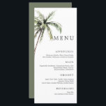 Tropical handflatan Träd | Minimal Bröllop Serif M Meny<br><div class="desc">Sandy-stränder och varma brasar är vad denna design handlar om. Gratulera till ert tropiska bröllop-tema med vår enkla, minimala utformning av handflatan träd. Den här designen är fullt av anpassade och har en vacker vattenfärg i handflatan träd och serif-typografi - om du är tittar för linjer mellan raka och kant...</div>
