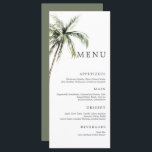 Tropical handflatan Träd | Minimal Bröllop Serif M Meny<br><div class="desc">Sandy-stränder och varma brasar är vad denna design handlar om. Gratulera till ert tropiska bröllop-tema med vår enkla, minimala utformning av handflatan träd. Den här designen är fullt av anpassade och har en vacker vattenfärg i handflatan träd och serif-typografi - om du är tittar för linjer mellan raka och kant...</div>