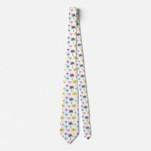 Tropical Handflatan Träd Multi-Färgad Summer Mönst Slips