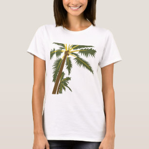 Tropical handflatan Träd T Shirt